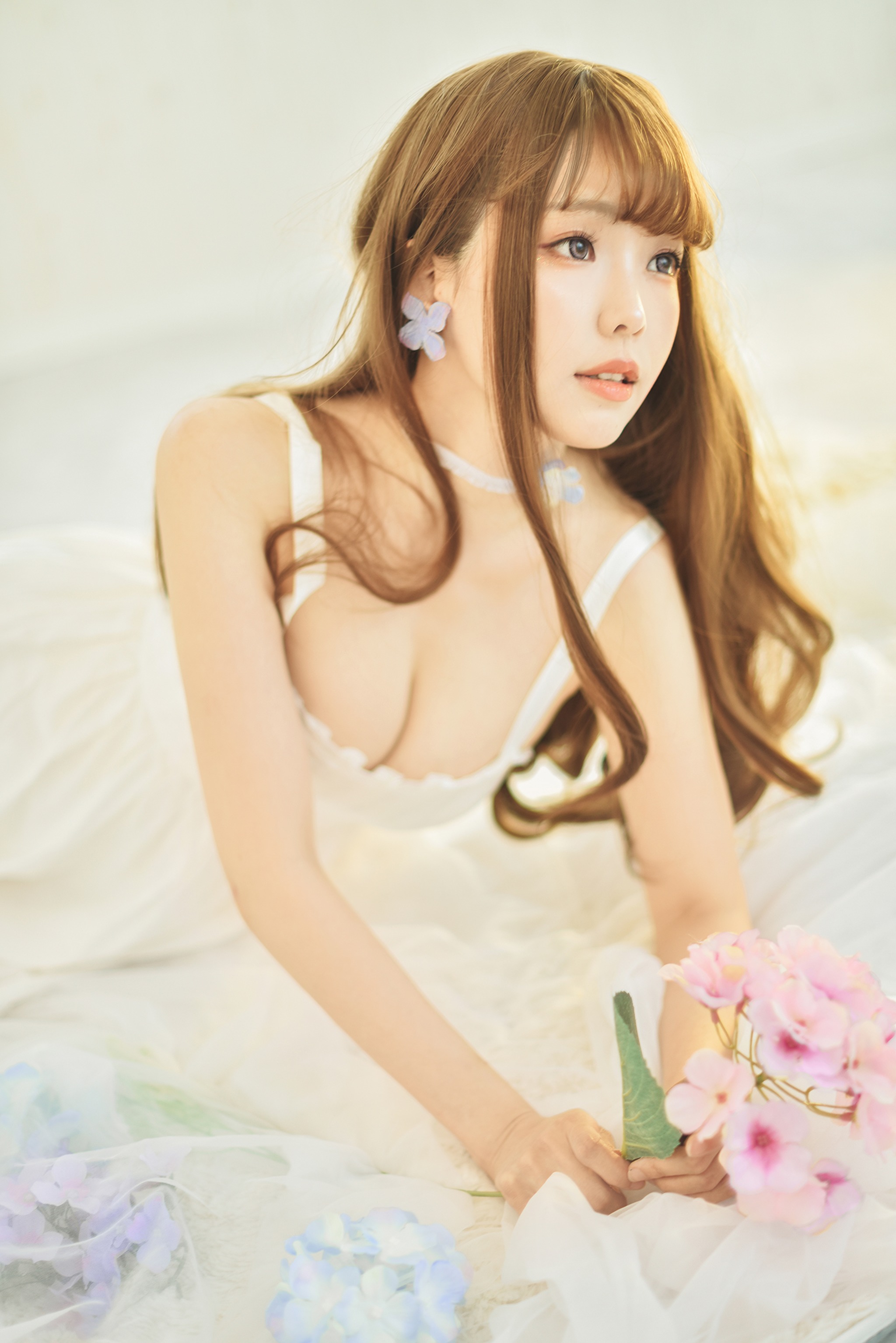 ElyEE子 - NO.076 White Dress [22P]-XikXak